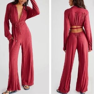 Free People Elai Wide Leg Jumpsuit